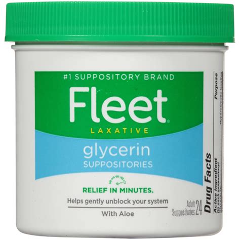 fleet glycerin suppositories